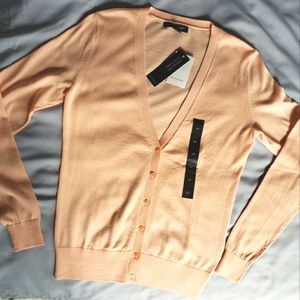 Banana Republic Cardigan, Small in Peach